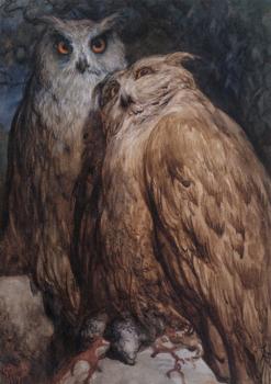保羅 古斯塔夫 多爾 Two Owls 保羅 古斯塔夫 多爾 Two Owls